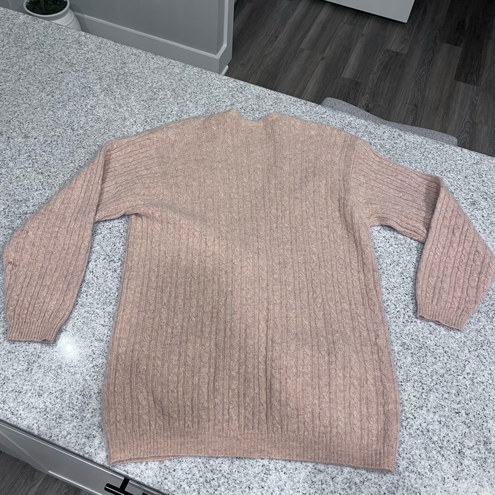 Liz Claiborne Women's Cable Knit Cardigan Sweater - Picture 7 of 8